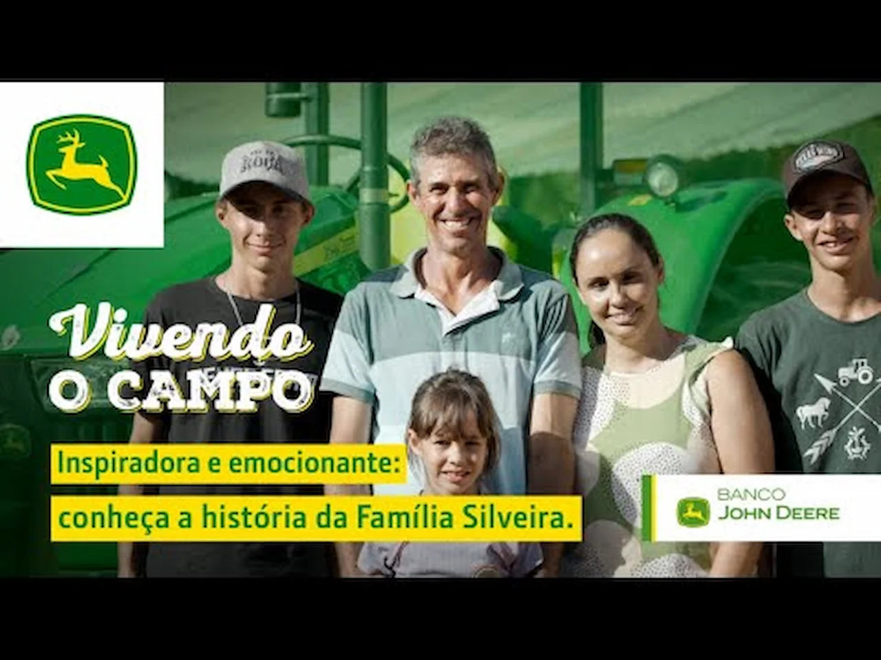foto da família silveira no episódio de mecanização agrícola da websérie vivendo o campo